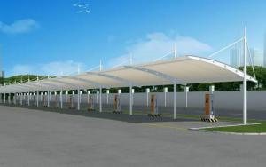 洪雅县膜结构停车棚