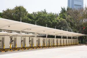 洪雅县膜结构停车棚